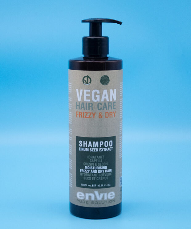Зволожувальний шампунь для сухого та кучерявого волосся Envie Vegan Frizzy Dry у м Рівне