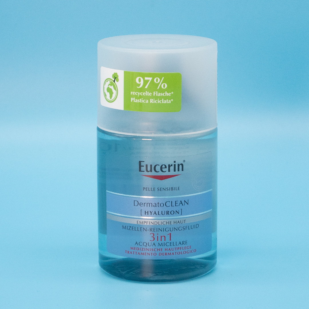 Міцелярний засіб Eucerin DermatoClean Hyaluron для чутливої ​​шкіри 100 мл у м Рівне
