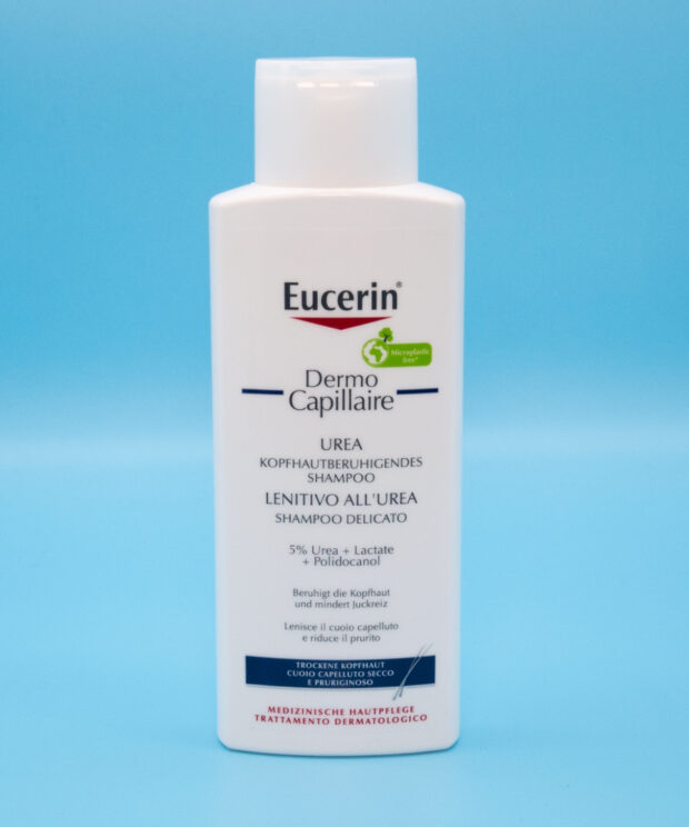 Шампунь для заспокоєння сухої шкіри голови Eucerin DermoCapillaire 250 мл у м Рівне