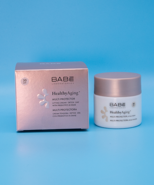 Мультизахисний ліфтинг крем для обличчя з DMAE та SPF 30 Babe Laboratorios 50 мл у м Рівне