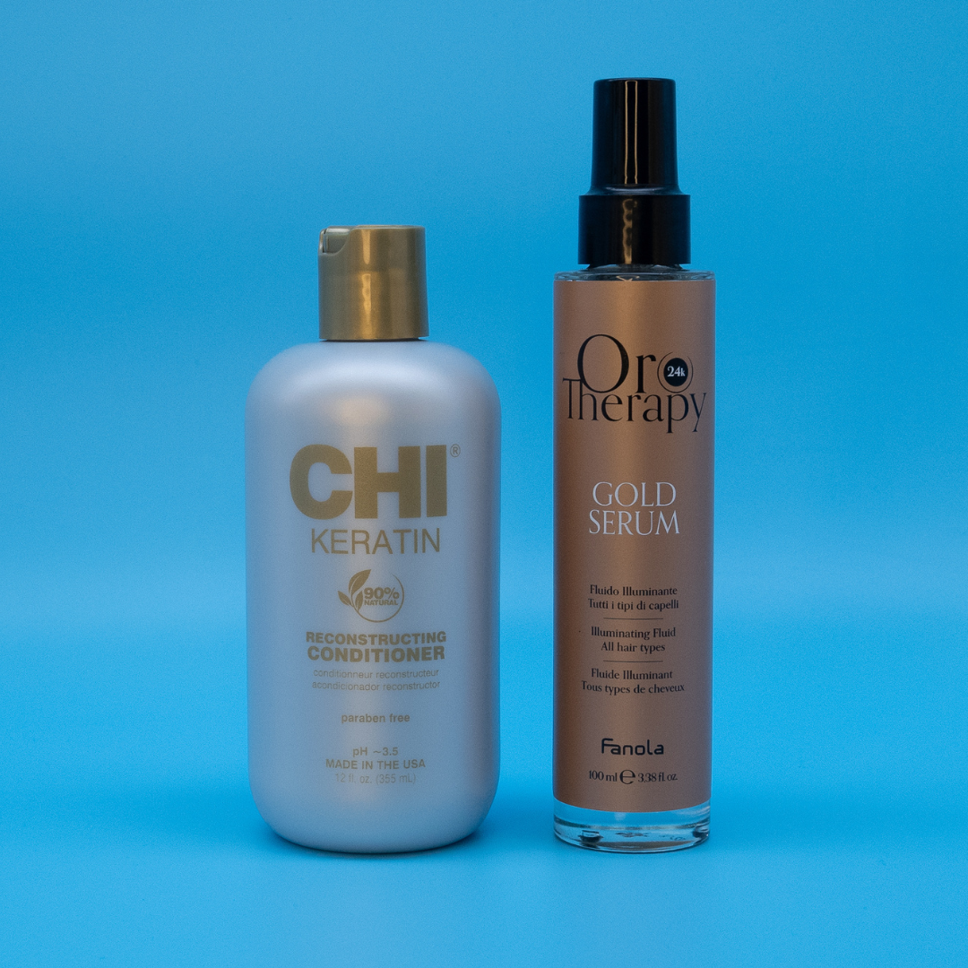 Акційний набір Fanola Oro Therapy Gold Serum та CHI Keratin Conditioner у м Рівне