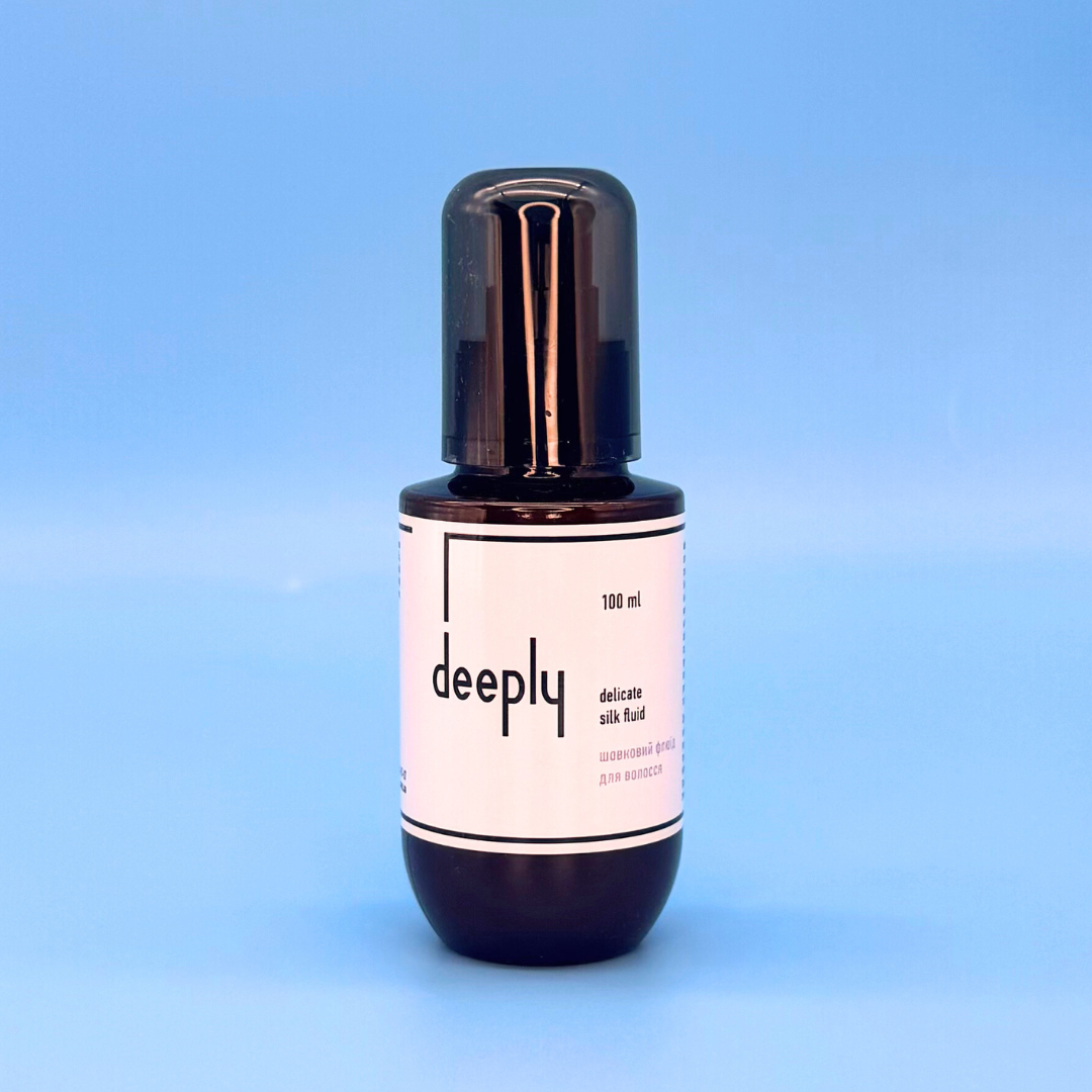 Шовковий флюїд для волосся Deeply Delicate Silk Fluid – купити в Beauty Cell | Захист від сухості та посічених кінчиків